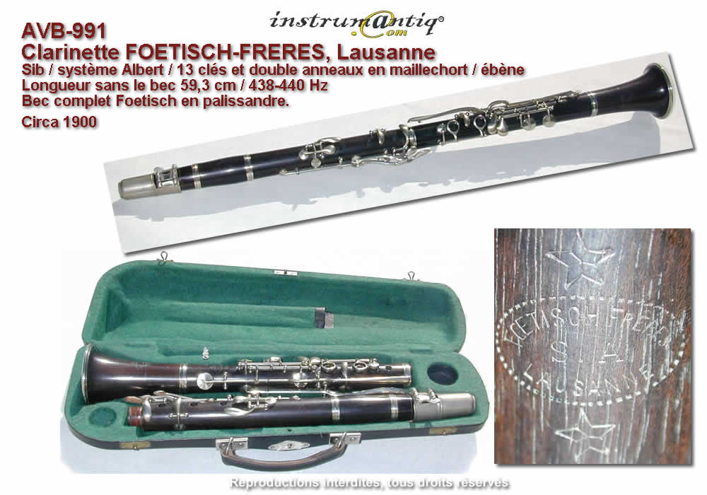 Ancienne clarinette clearance